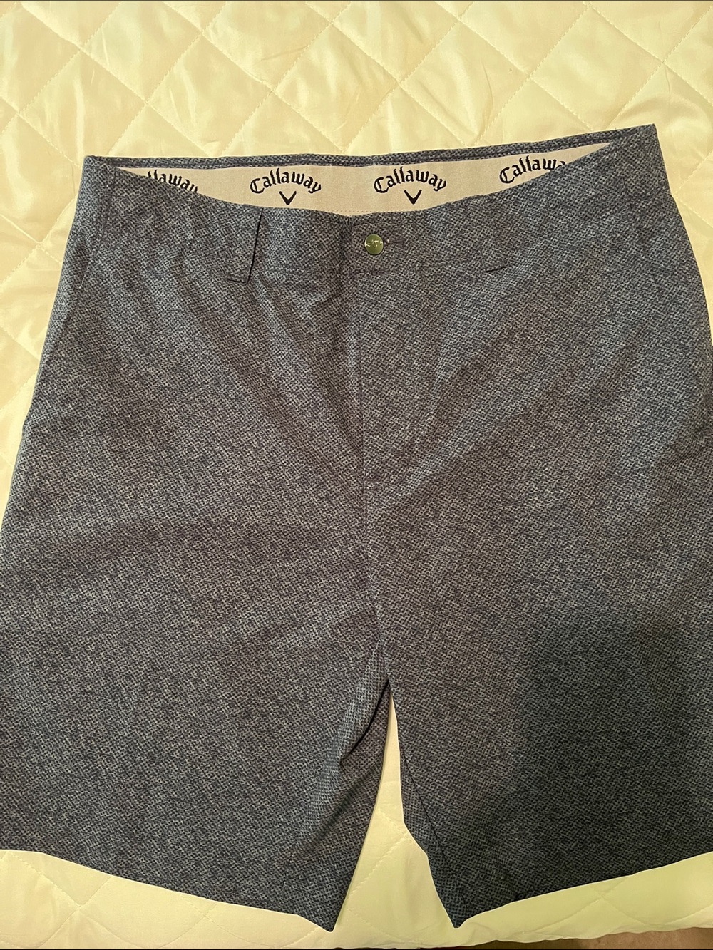 Callaway Men's Heathered Navy Performance Hybrid Shorts
